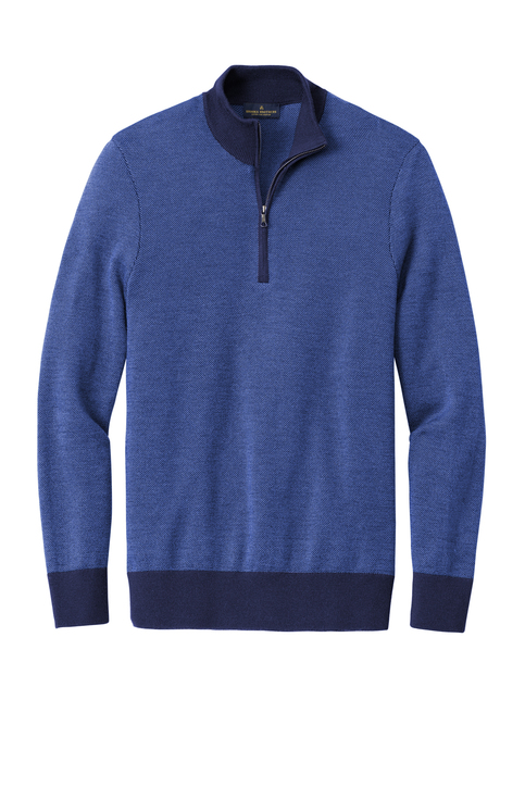 Men's Brooks Brothers Washable Merino 1/4-Zip Sweater - Image 3